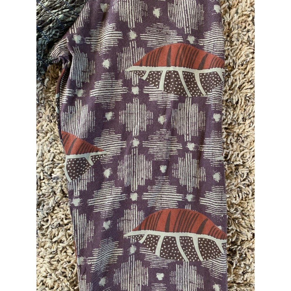 Sacred Threads Patchwork Dress Women S/M Paint Brush‎ Art AOP A Line Boho Hippie - Picture 5 of 10